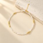 Stick Pearl Collar and Pendant Necklace Set