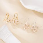 Freshwater Pearl Branch Cluster Drop Earrings