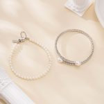 Silver Pavé Cuff or Freshwater Pearl Bracelet