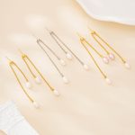 Sliding Double-Drop Pearl Earrings