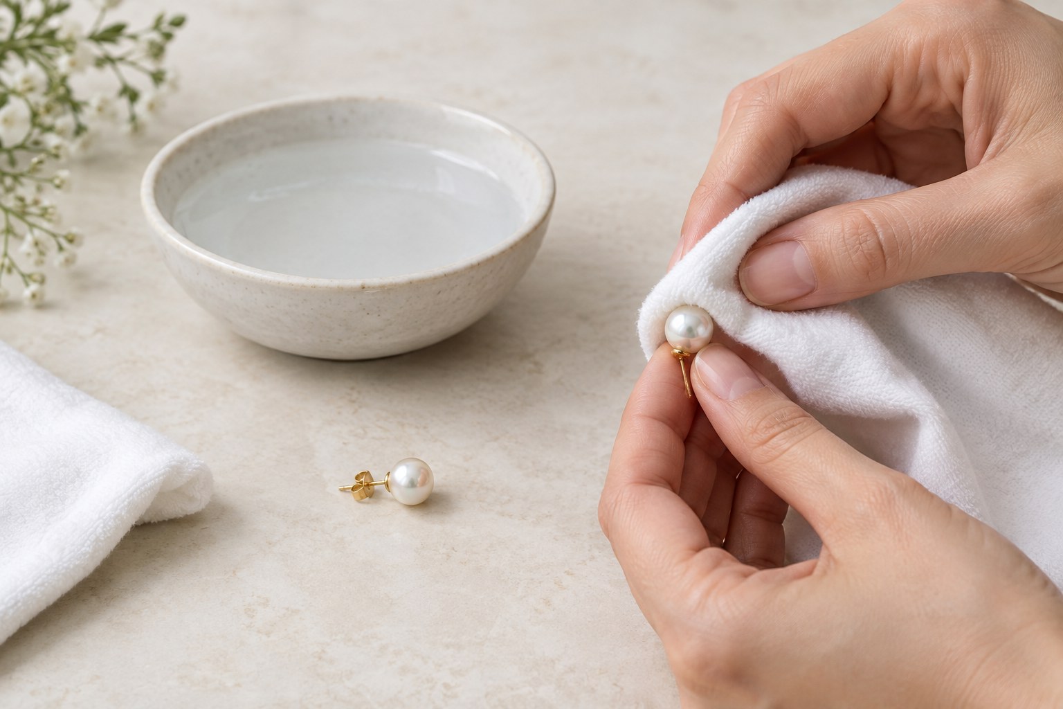 How to Clean Pearls Safely at Home