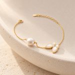 Mother-of-Pearl Butterfly Bracelet or Necklace