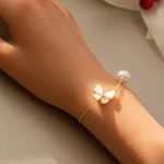 Mother-of-Pearl Butterfly Bracelet or Necklace