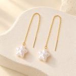 Freshwater Pearl Star Earrings in Three Styles