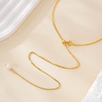 Adjustable sliding closure on multicolor pearl gemstone necklace